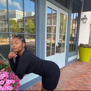 OFFERS⁉️ BLACK RUCHED DRESS 🖤